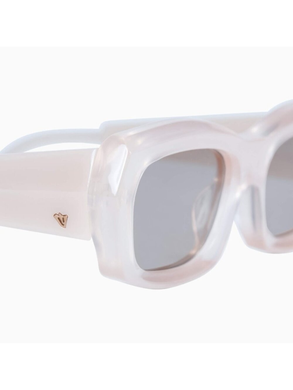 New Valley Eyewear Women's Sunglasses Orange Square Brown Lens Acetate Frame - Picture 5 of 6